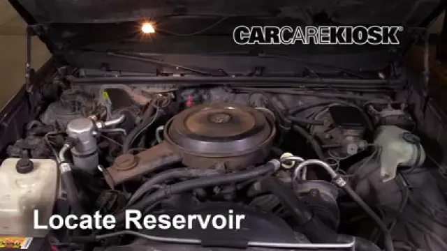 1987 Chevrolet El Camino 5.0L V8 Líquido limpiaparabrisas Agregar líquido